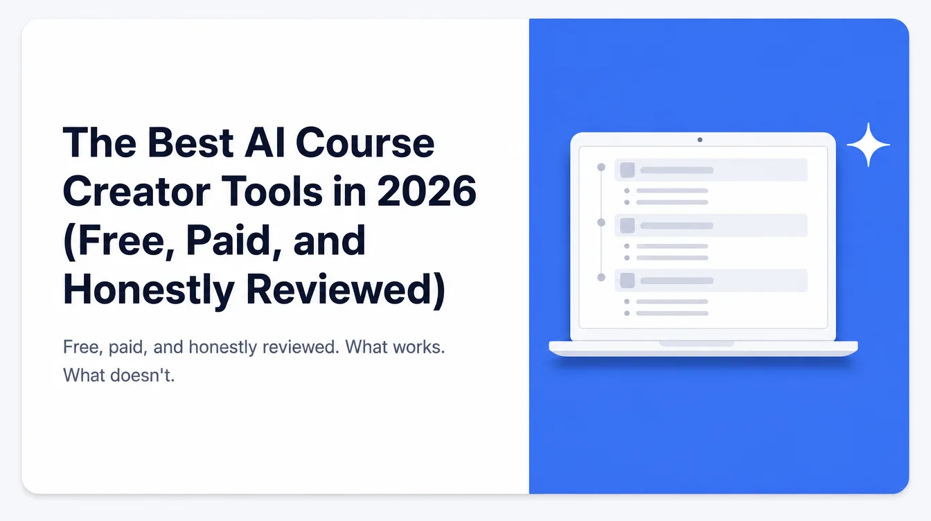 An illustration of an AI assistant generating an online course outline