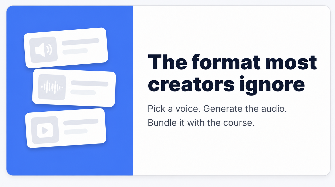 The format most creators ignore