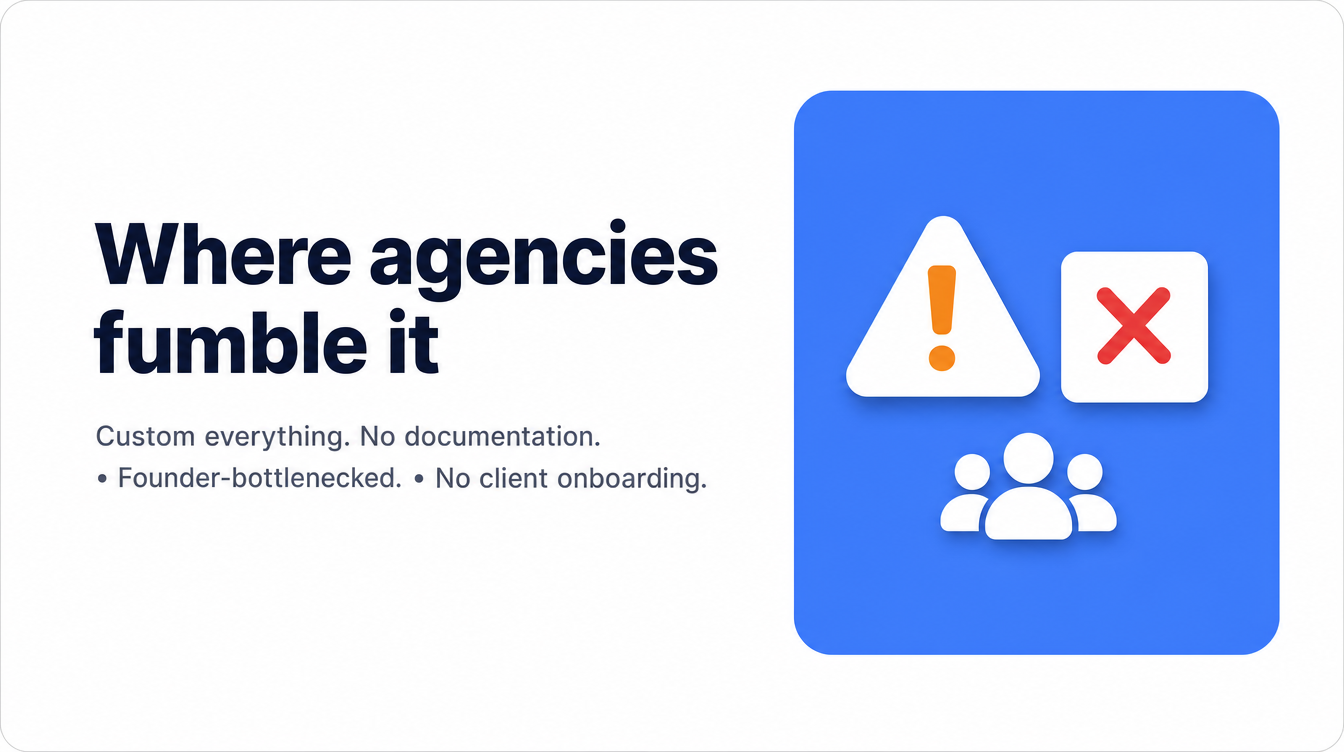 Where agencies fumble it