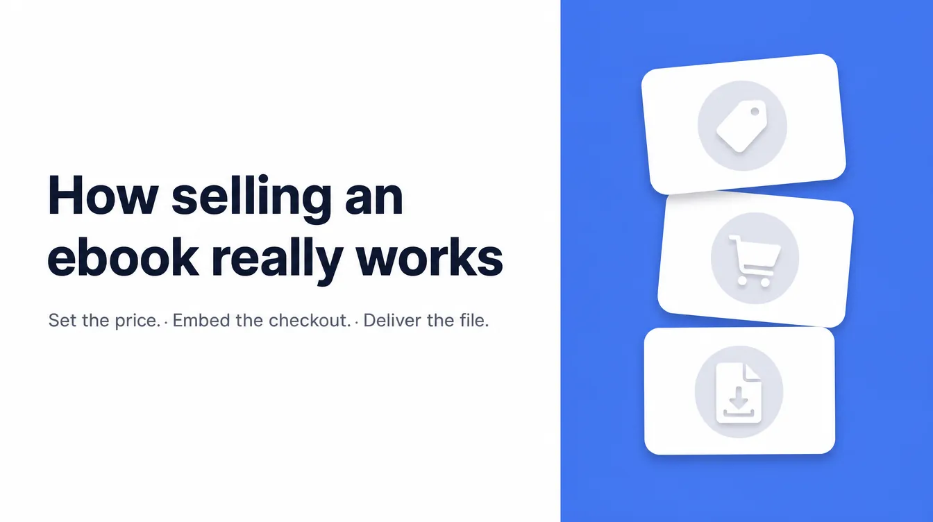 How selling an ebook really works