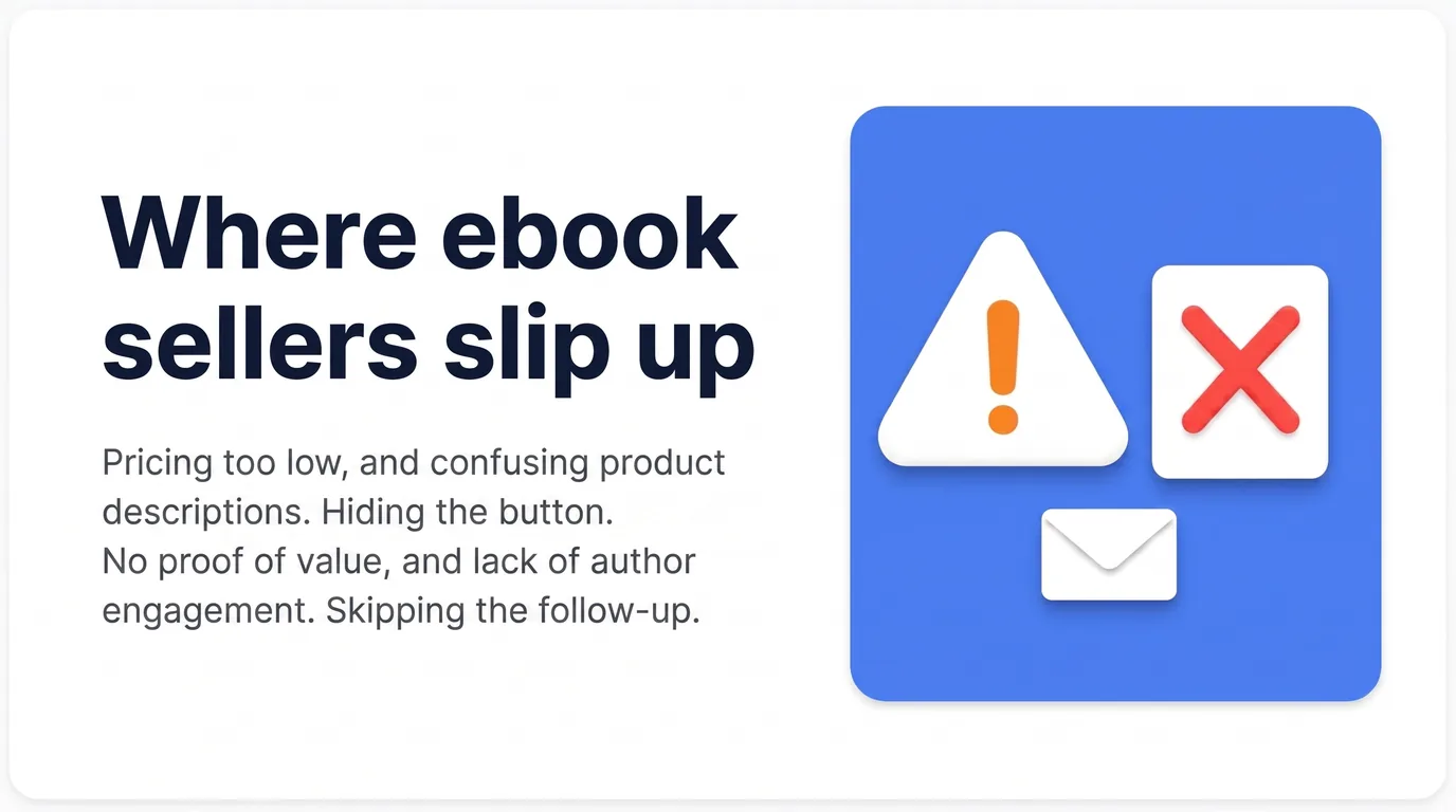 Where ebook sellers slip up