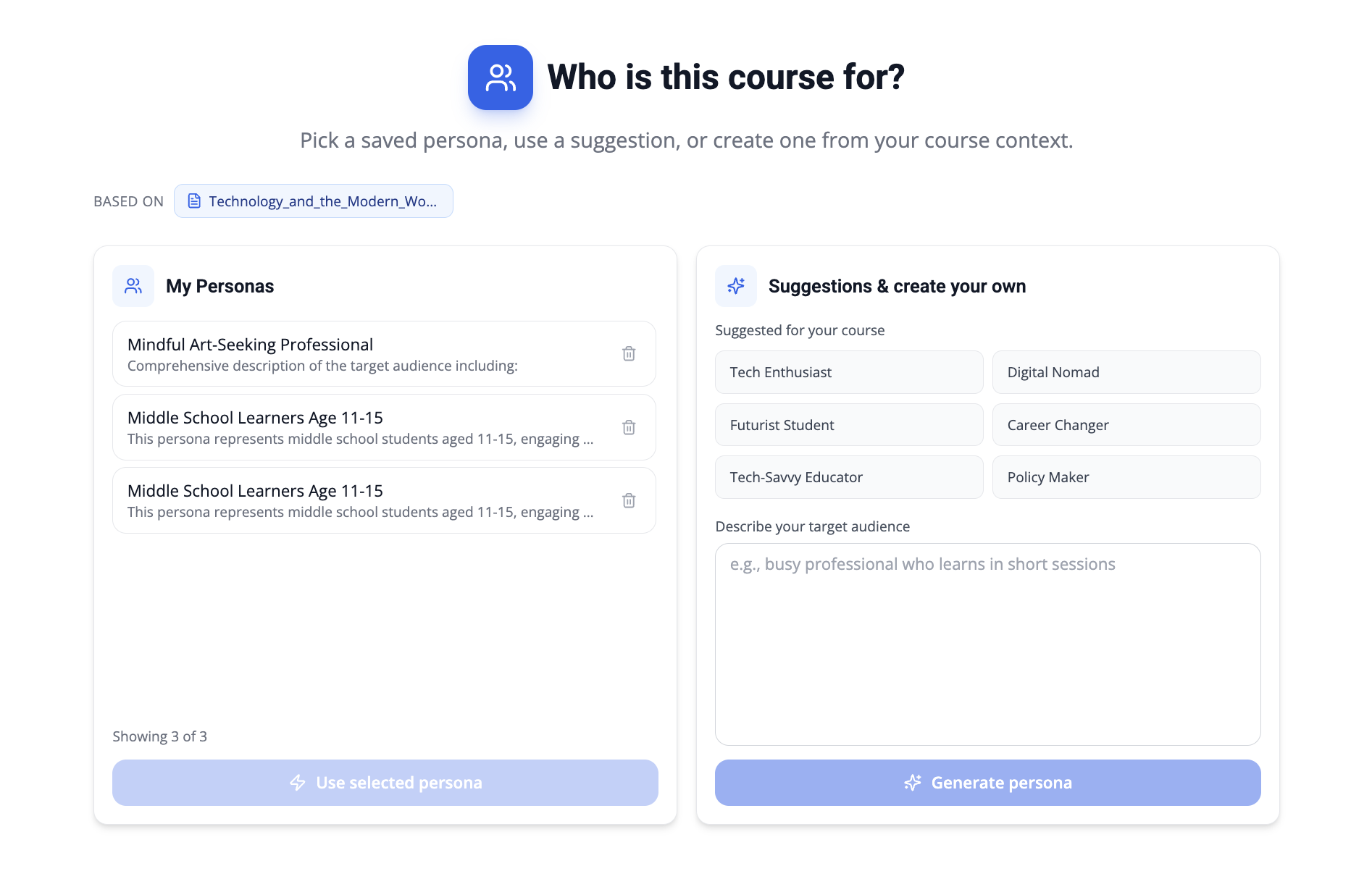 AI researches your ideal student.